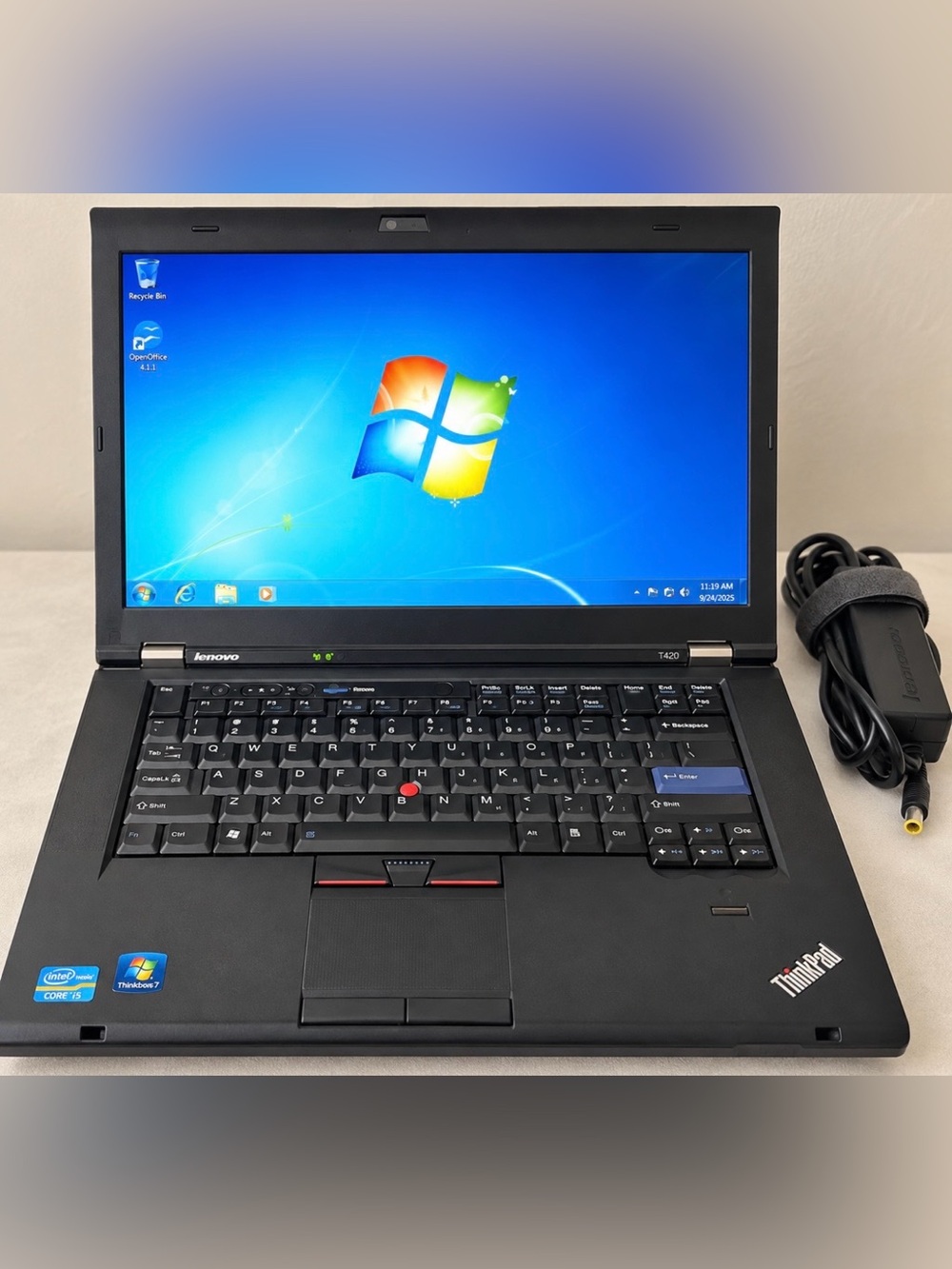 Lenovo ThinkPad T420 i5-2520M 4GB RAM 500GB HDD Windows 7 Pro Laptop